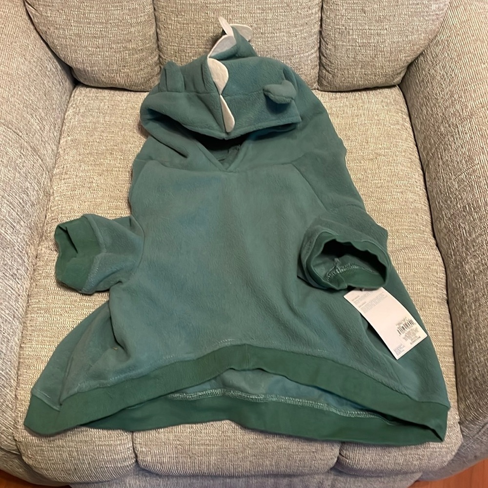Dinosaur dog sweater
